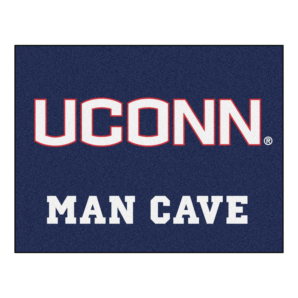 Connecticut Huskies NCAA Man Cave All-Star Floor Mat (34in x 45in)