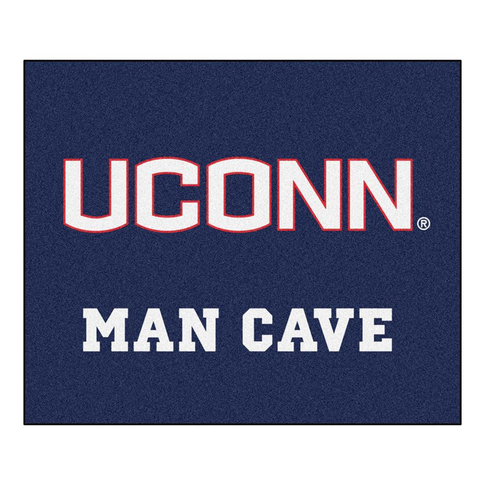 Connecticut Huskies NCAA Man Cave Tailgater Floor Mat (60in x 72in)