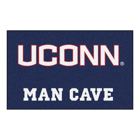 Connecticut Huskies NCAA Man Cave Ulti-Mat Floor Mat (60in x 96in)