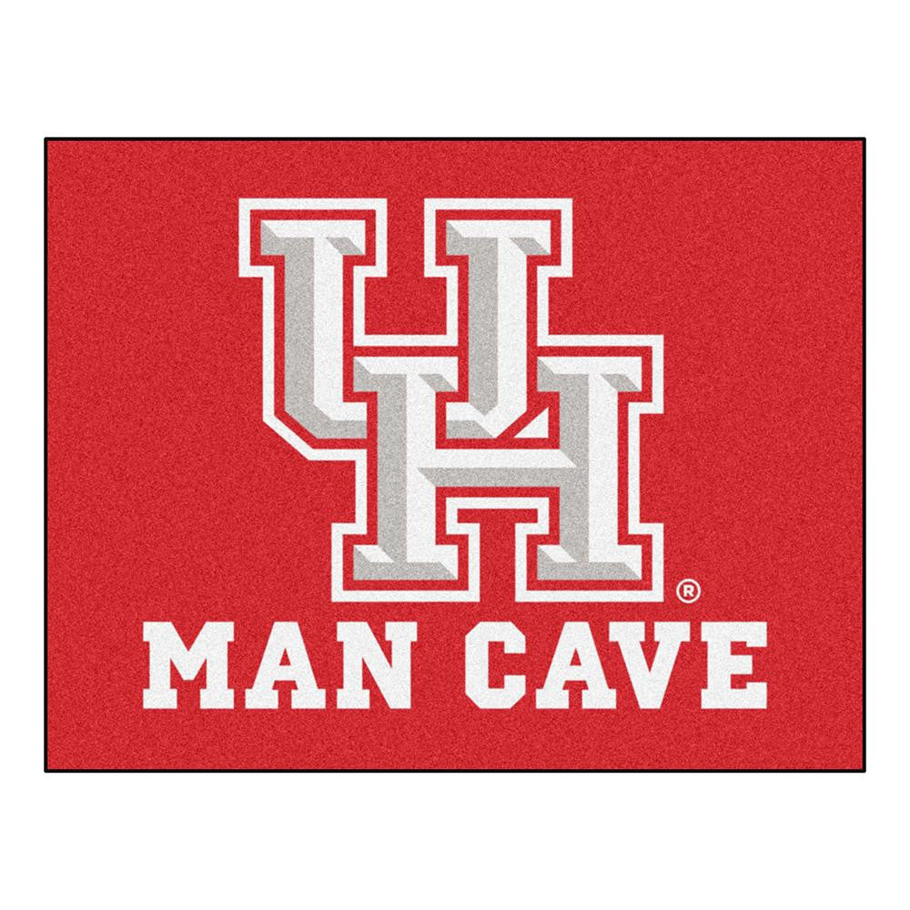 Houston Cougars NCAA Man Cave All-Star Floor Mat (34in x 45in)