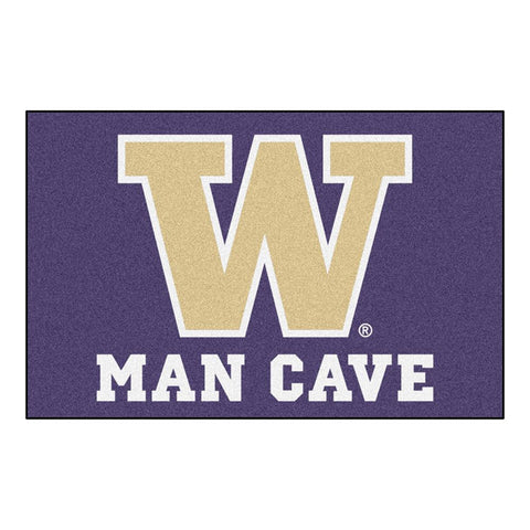 Washington Huskies NCAA Man Cave Starter Floor Mat (20in x 30in)