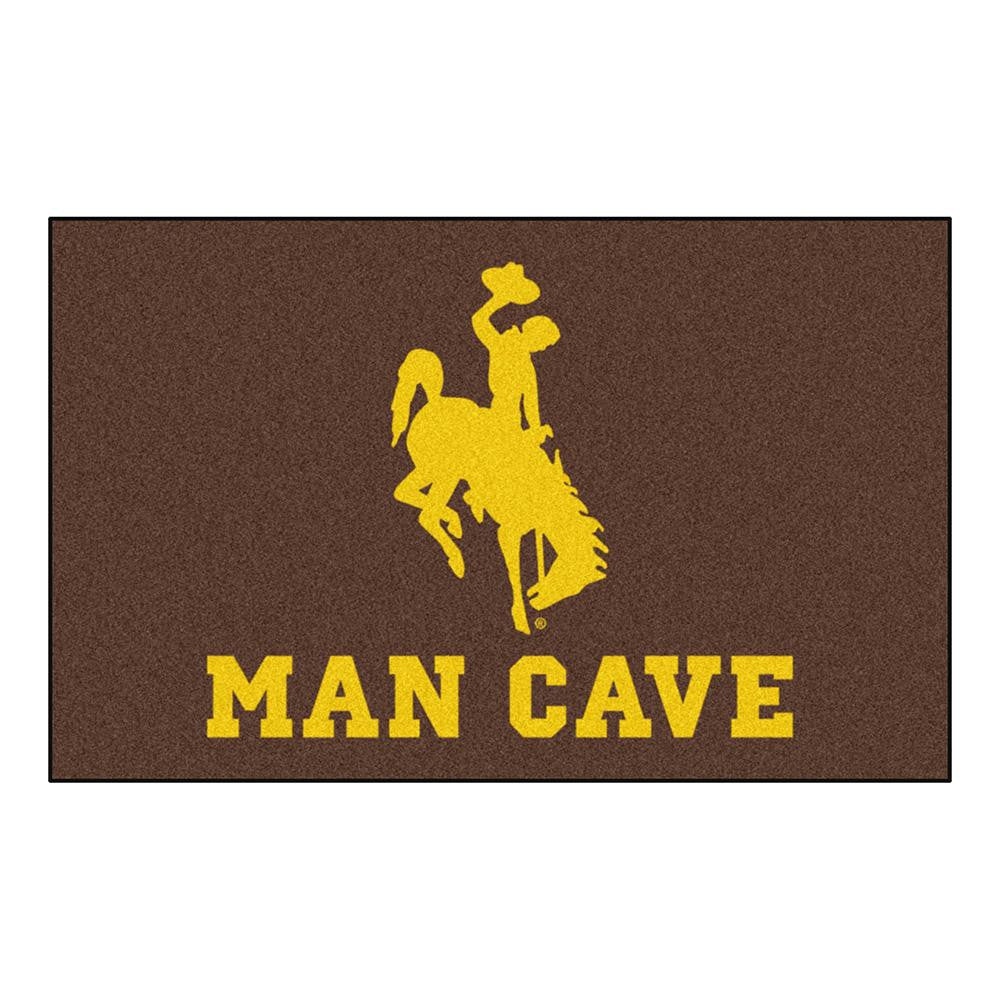 Wyoming Cowboys NCAA Man Cave Ulti-Mat Floor Mat (60in x 96in)