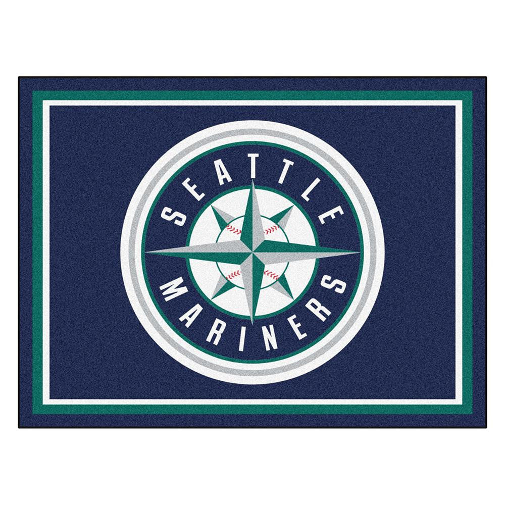 Seattle Mariners MLB 8ft x10ft Area Rug