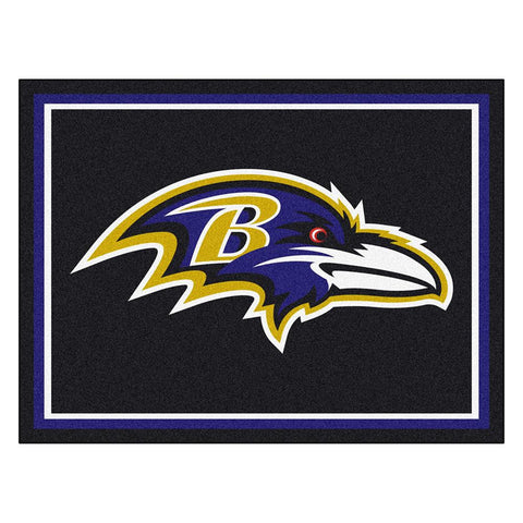 Baltimore Ravens NFL 8ft x10ft Area Rug