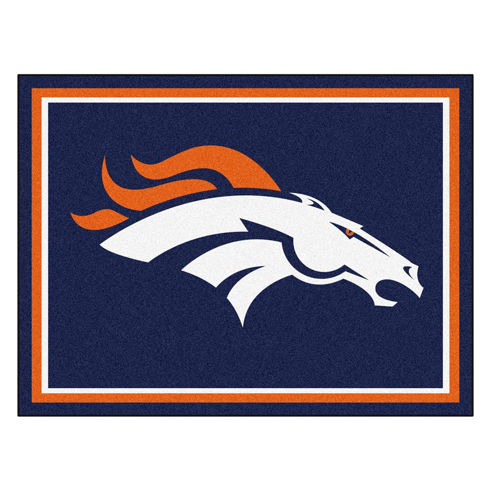 Denver Broncos NFL 8ft x10ft Area Rug