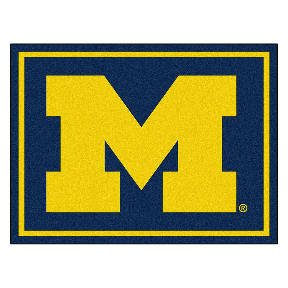 Michigan Wolverines NCAA 8ft x10ft Area Rug