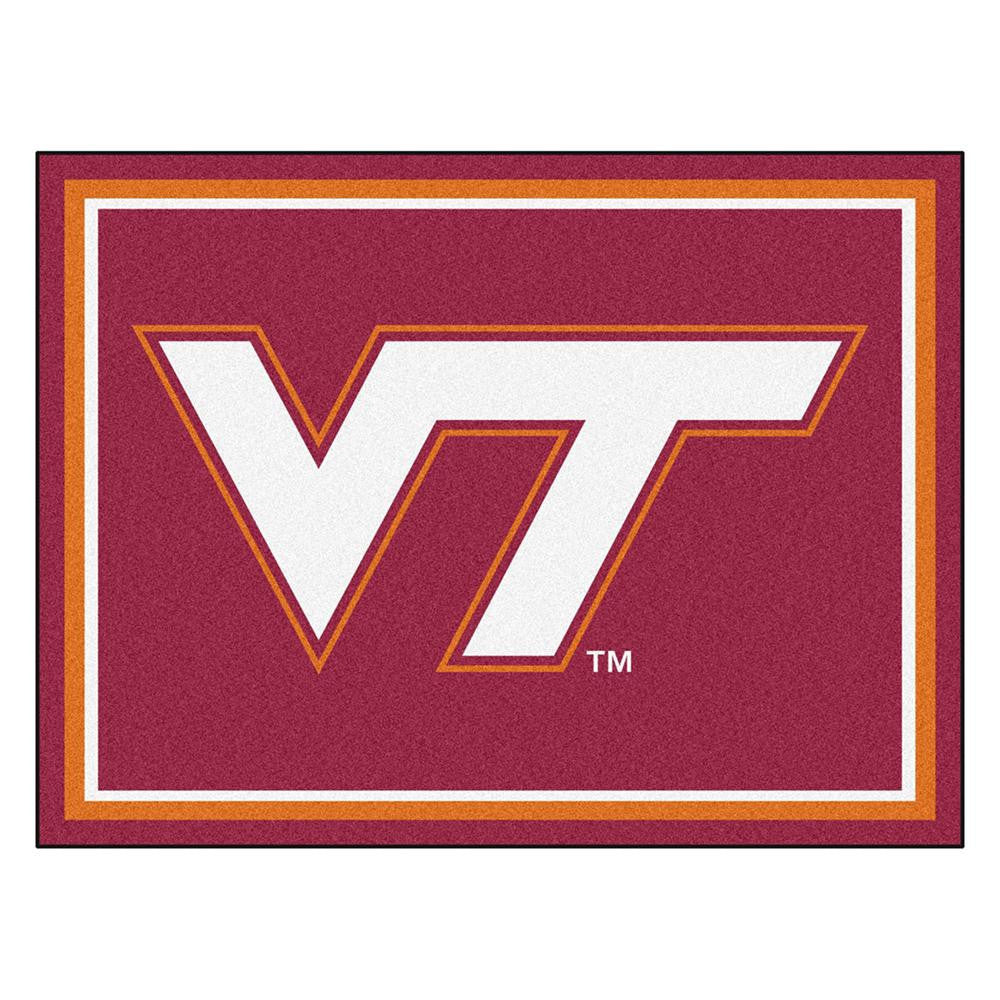 Virginia Tech Hokies NCAA 8ft x10ft Area Rug