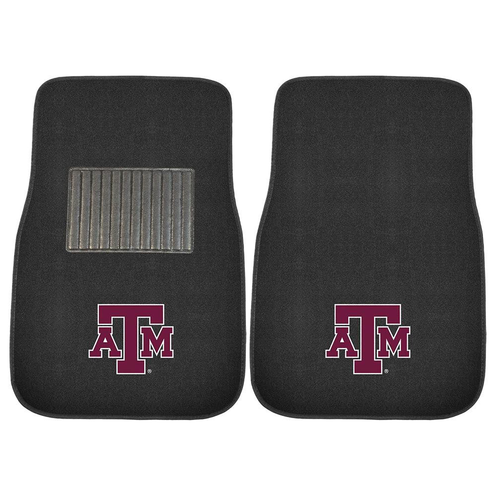 Texas A&M Aggies NCAA 2-pc Embroidered Car Mat Set