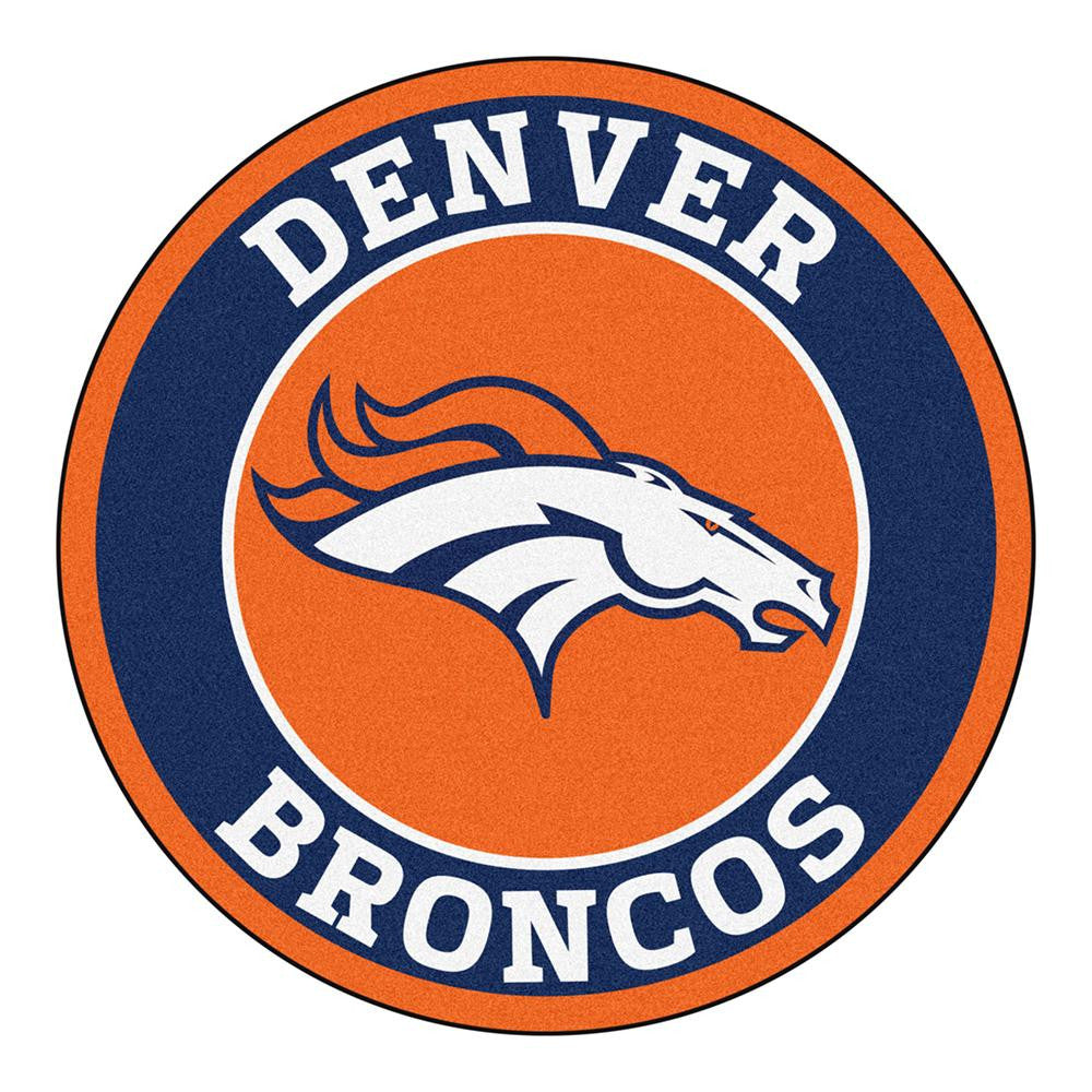 Denver Broncos NFL Round Floor Mat (29)