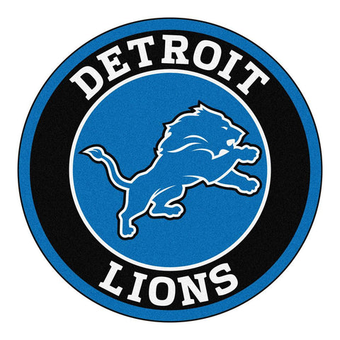Detroit Lions NFL Round Floor Mat (29)