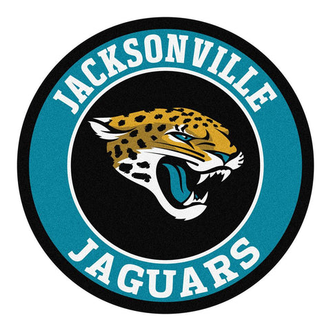 Jacksonville Jaguars NFL Round Floor Mat (29)