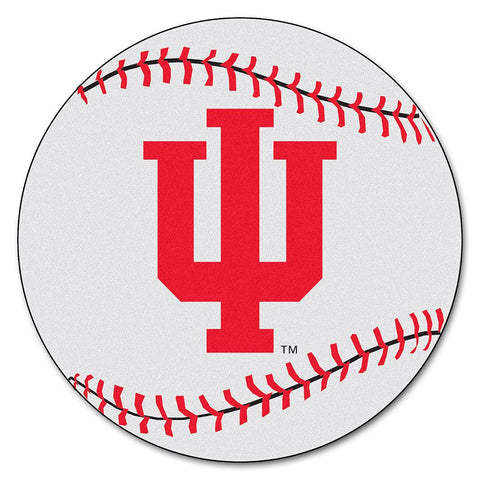 Indiana Hoosiers NCAA Baseball Round Floor Mat (29)