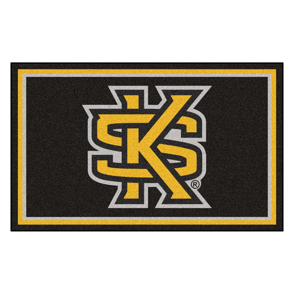 Kennesaw State Owls NCAA 4x6 Rug (46x72)