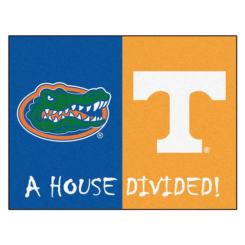 Florida - Tennessee NCAA House Divided NFL All-Star Floor Mat (34x45)