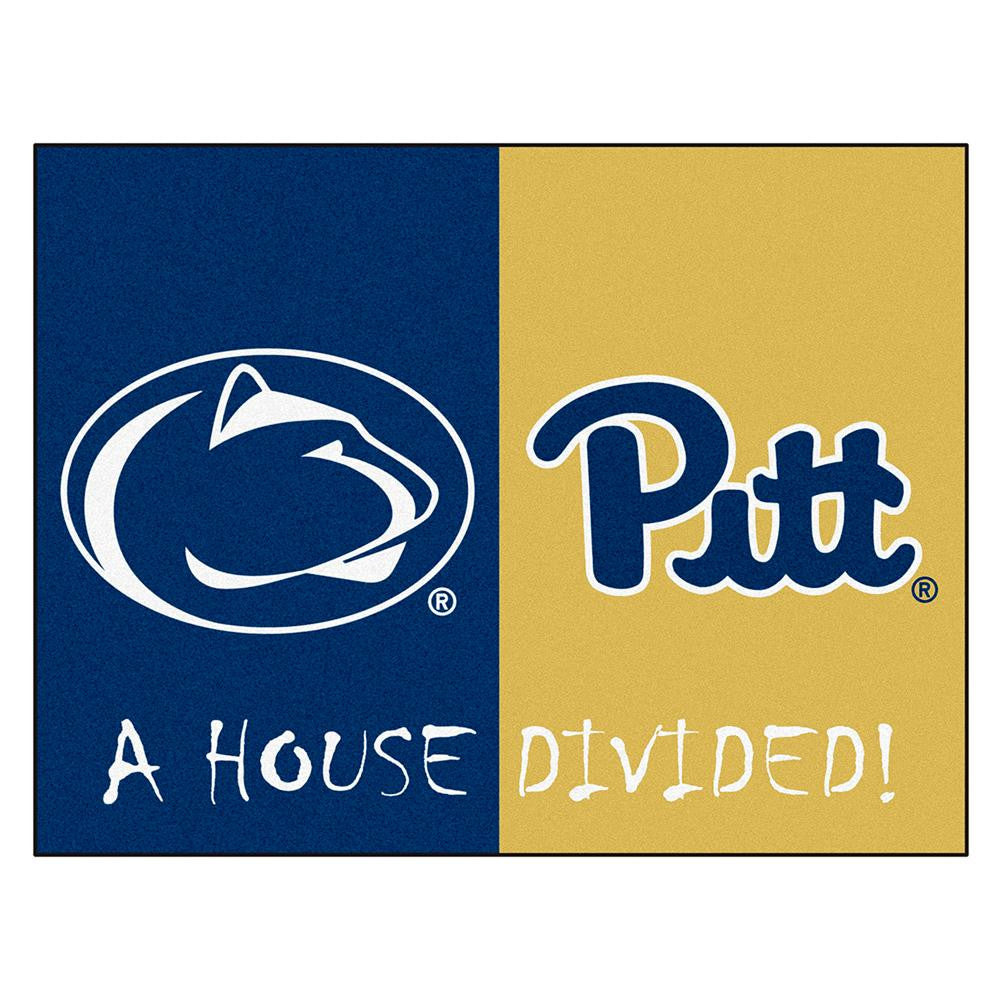 Penn State - Pittsburgh NCAA House Divided NFL All-Star Floor Mat (34x45)