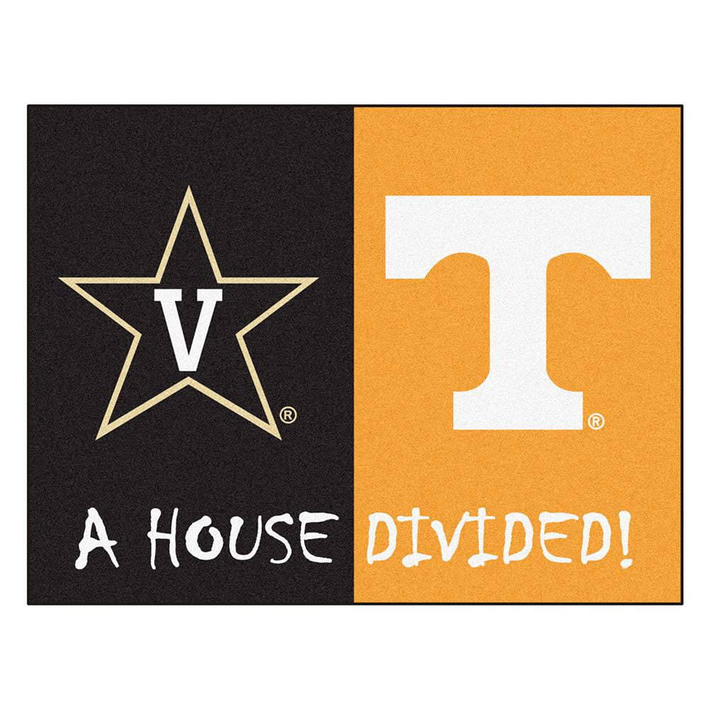 Vanderbilt - Tenneessee NCAA House Divided NFL All-Star Floor Mat (34x45)