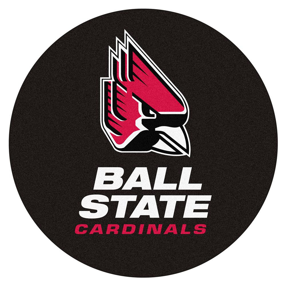 Ball State Cardinals NCAA Puck Mat (29 diameter)