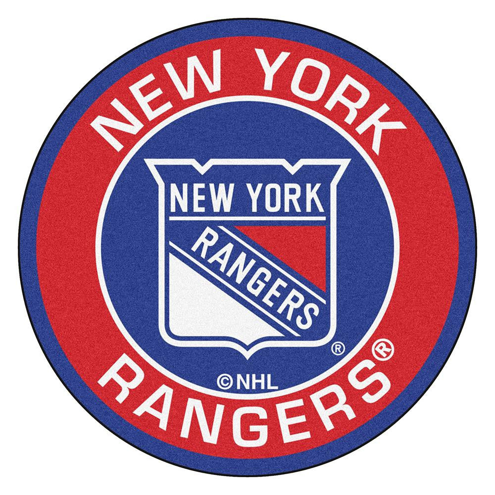 New York Rangers NHL Round Floor Mat (29)