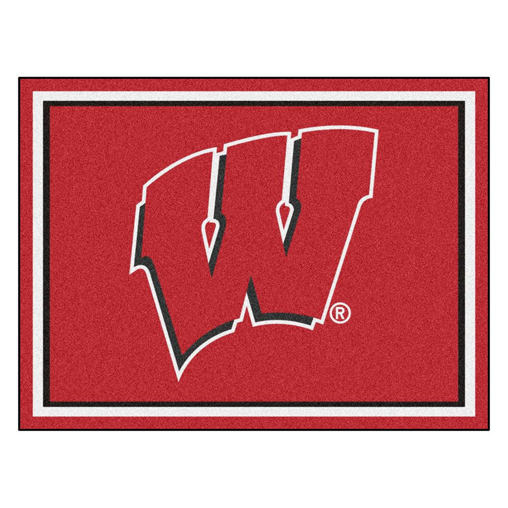 Wisconsin Badgers NCAA 8ft x10ft Area Rug