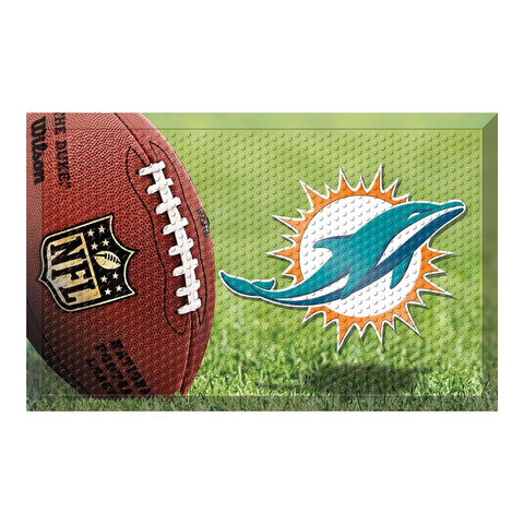 Miami Dolphins NFL Scraper Doormat (19x30)