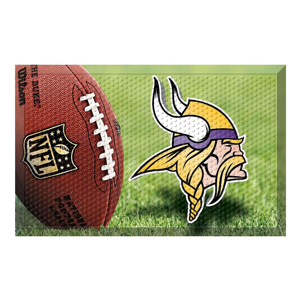 Minnesota Vikings NFL Scraper Doormat (19x30)