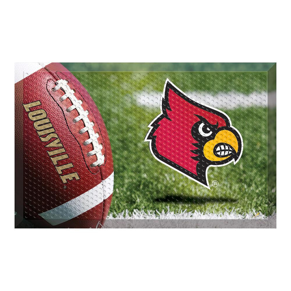 Louisville Cardinals NCAA Scraper Doormat (19x30)