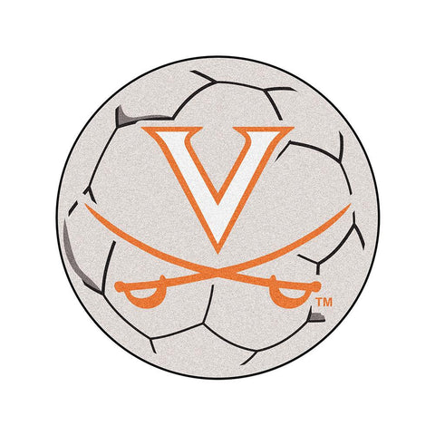 Virginia Cavaliers NCAA Soccer Ball Round Floor Mat (29)
