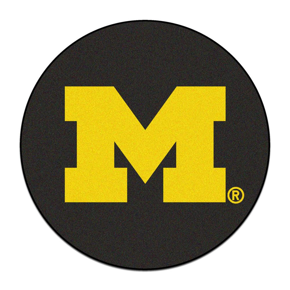 Michigan Wolverines NCAA Puck Mat (29 diameter)