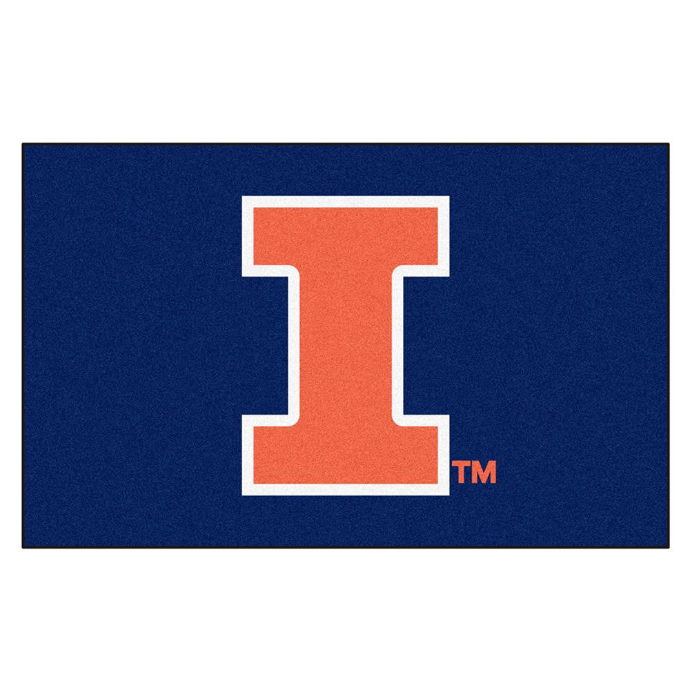 Illinois Fighting Illini NCAA Ulti-Mat Floor Mat (5x8')