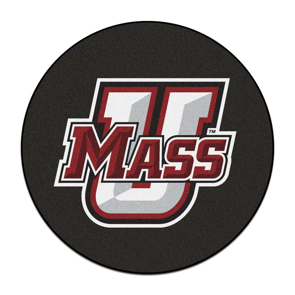 Massachusetts Minutemen NCAA Puck Mat (29 diameter)