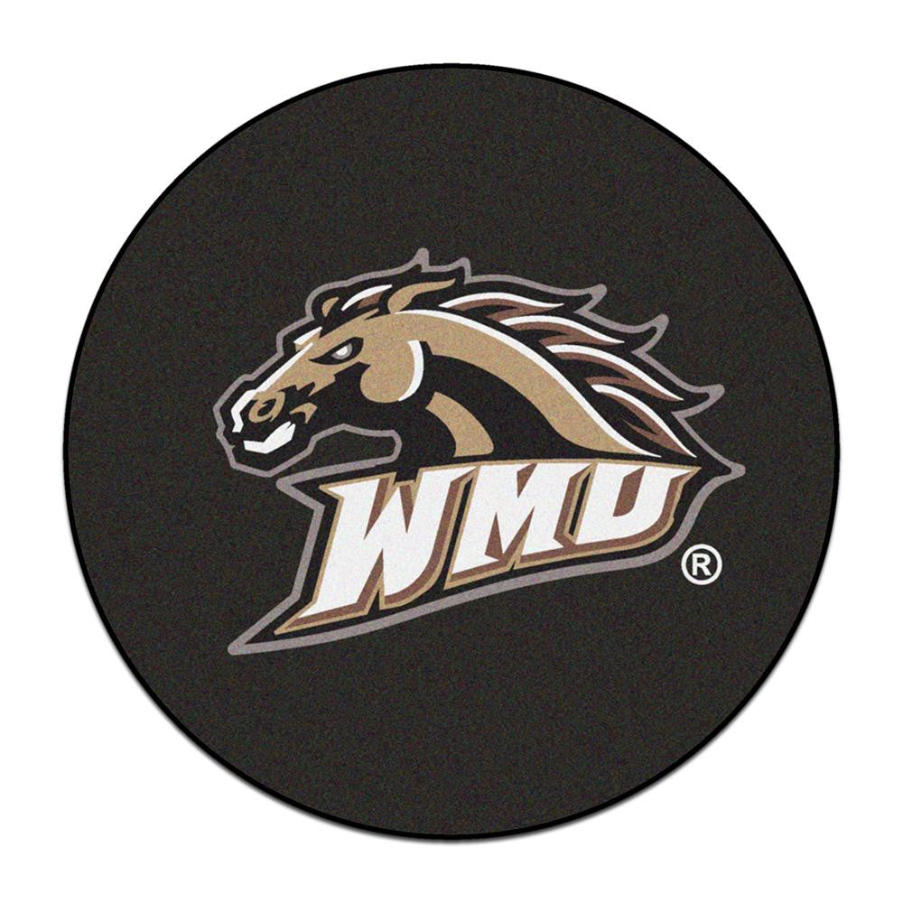 Western Michigan Broncos NCAA Puck Mat (29 diameter)