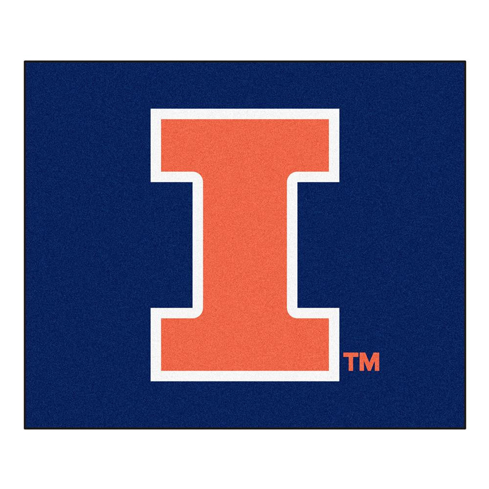 Illinois Fighting Illini NCAA Tailgater Floor Mat (5'x6')