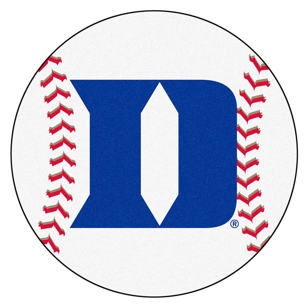 Duke Blue Devils NCAA Baseball Round Floor Mat (29)