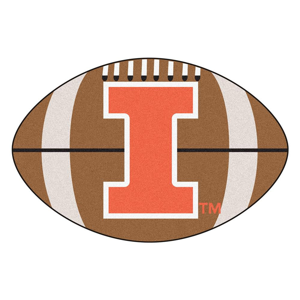 Illinois Fighting Illini NCAA Football Floor Mat (22x35)