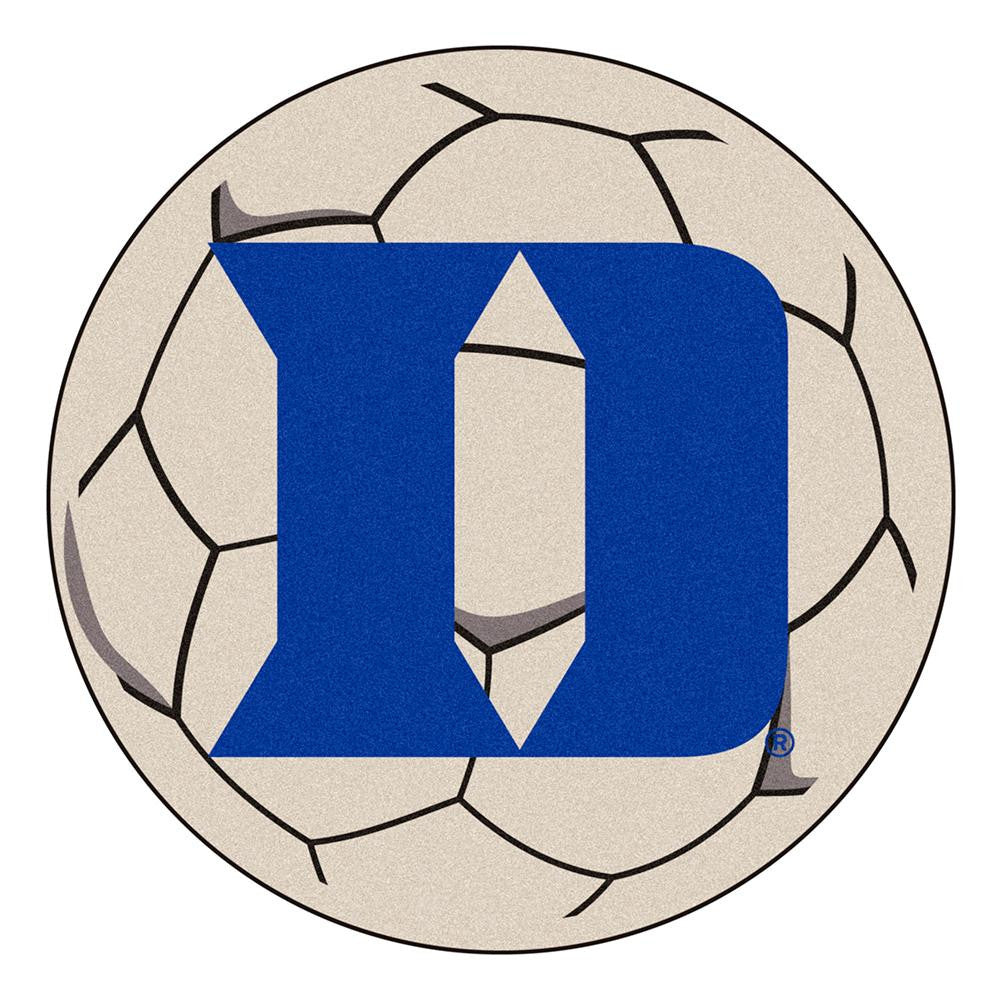 Duke Blue Devils NCAA Soccer Ball Round Floor Mat (29)