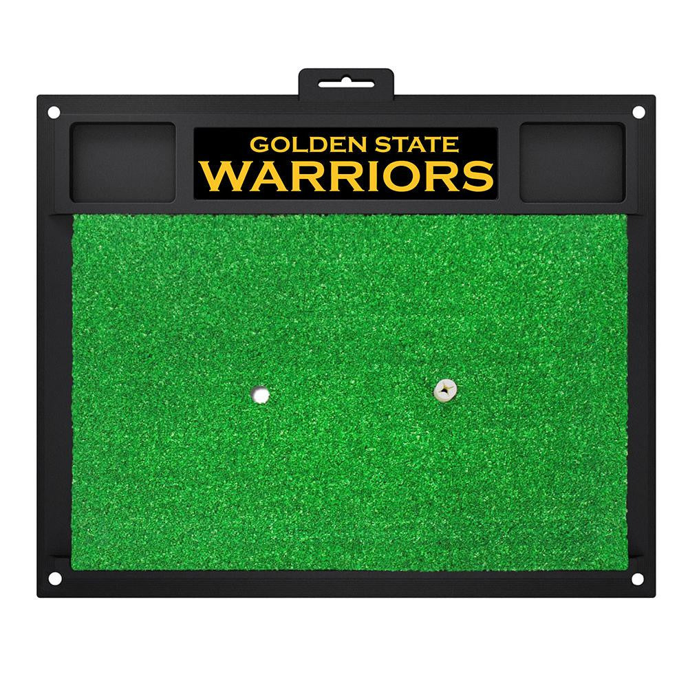 Golden State Warriors NBA Golf Hitting Mat (20in L x 17in W)