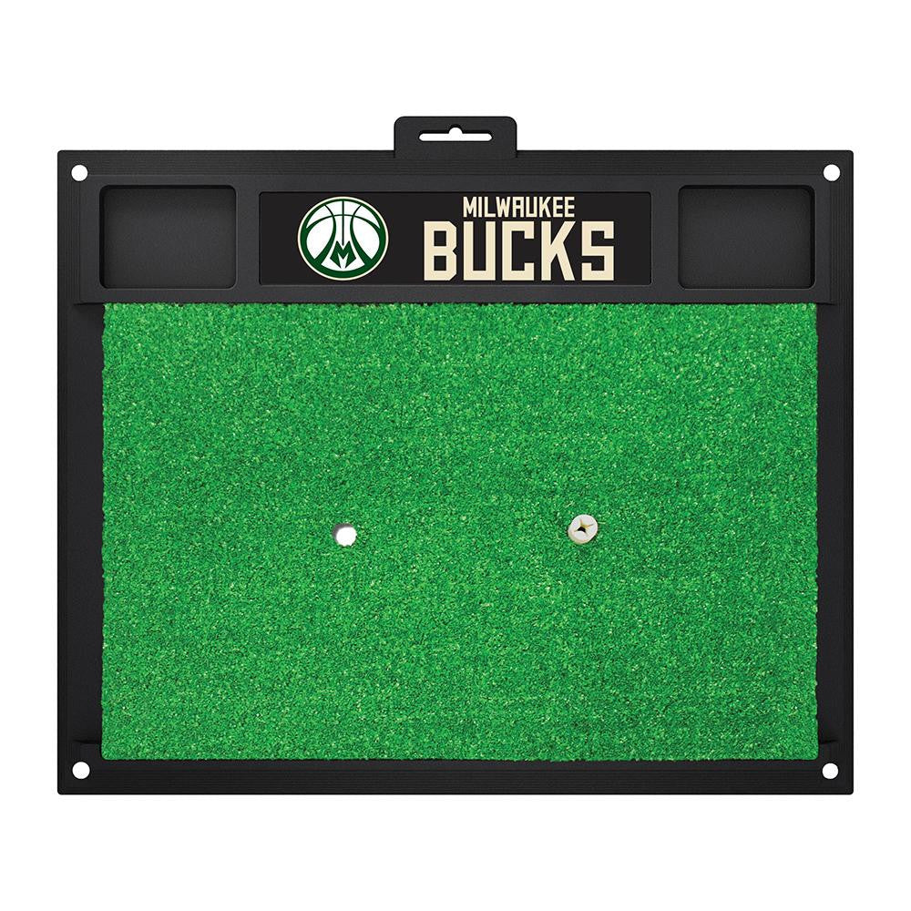 Milwaukee Bucks NBA Golf Hitting Mat (20in L x 17in W)