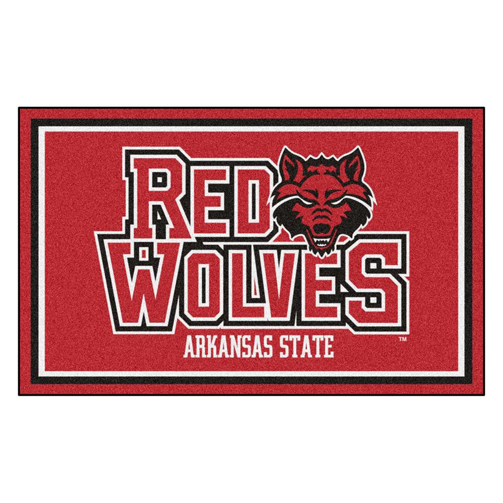 Arkansas State Red Wolves NCAA 4x6 Rug (46x72)