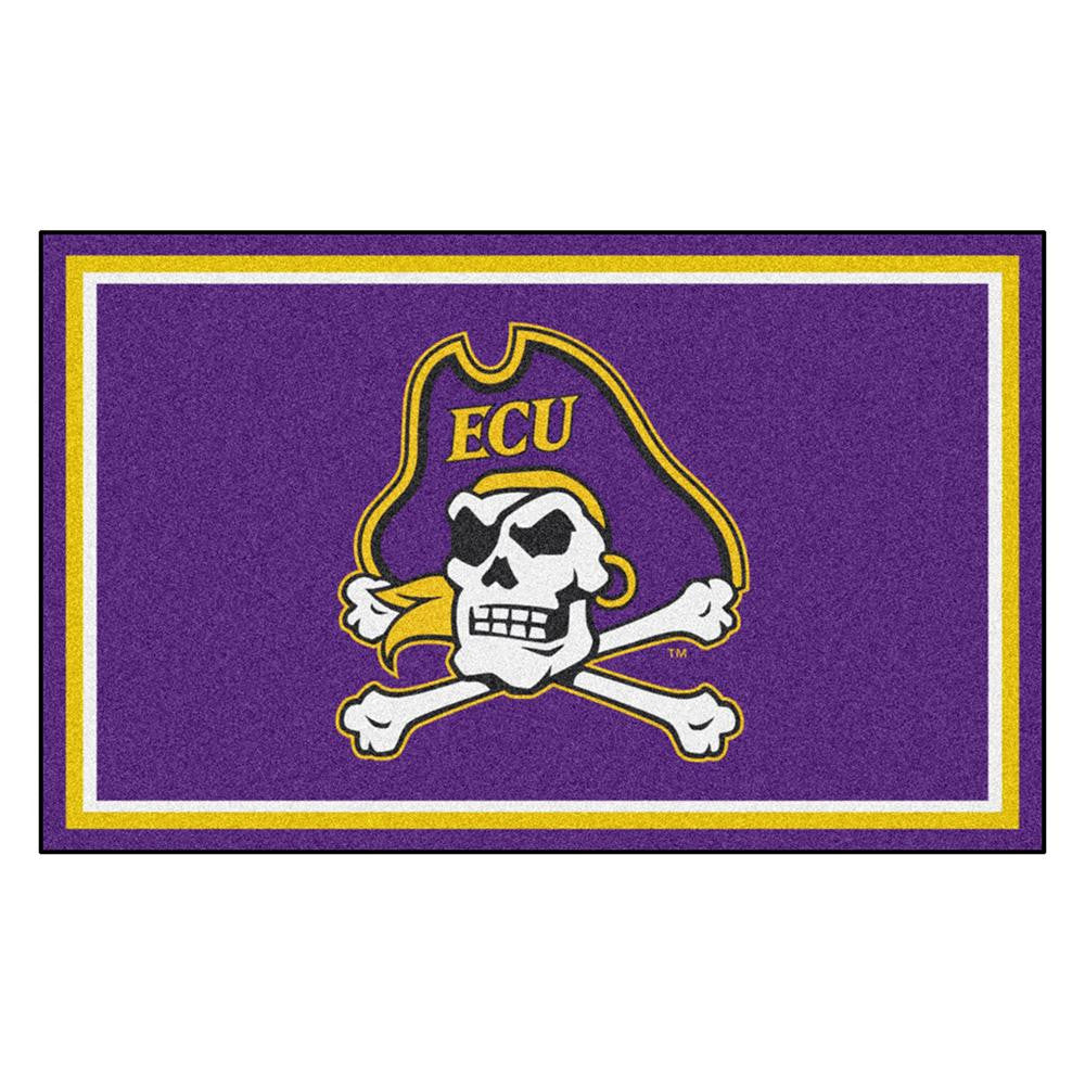 East Carolina Pirates NCAA 4x6 Rug (46x72)