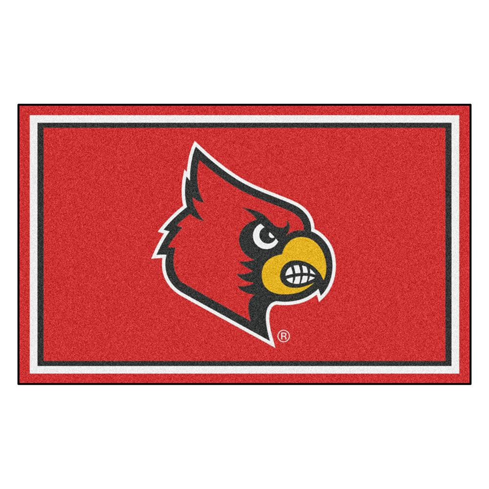 Louisville Cardinals NCAA 4x6 Rug (46x72)