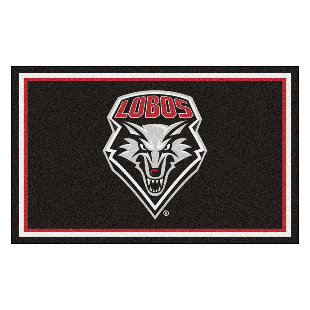 New Mexico Lobos NCAA 4x6 Rug (46x72)