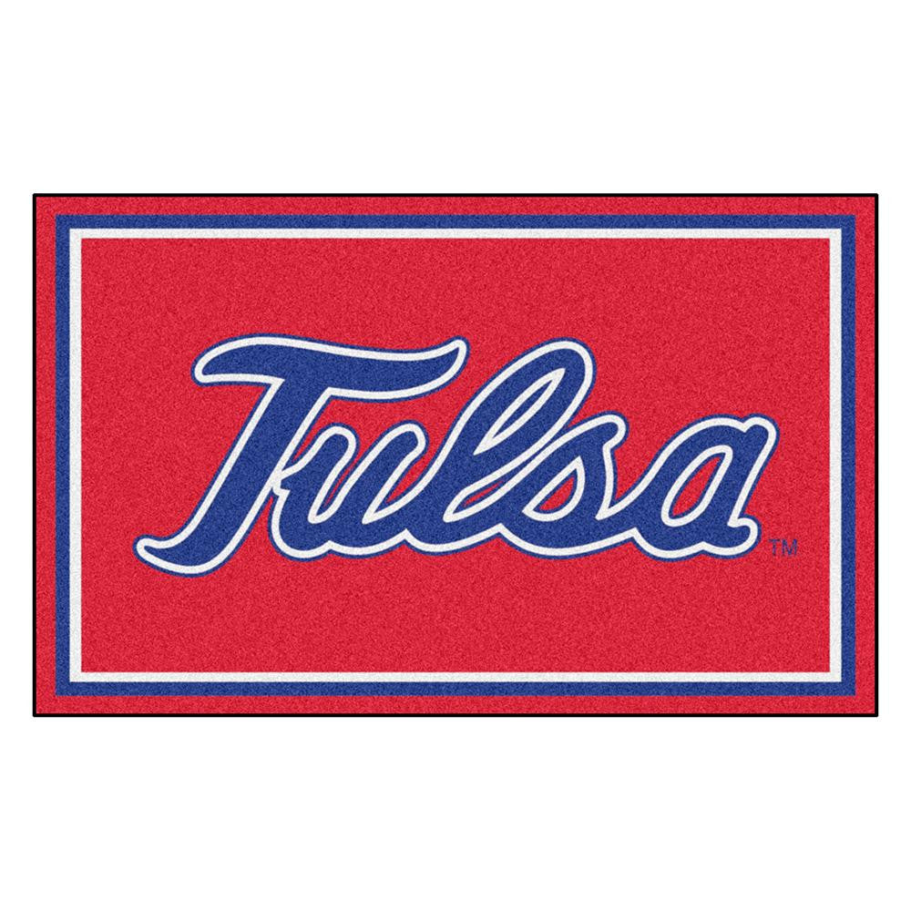 Tulsa Golden Hurricane NCAA 4x6 Rug (46x72)