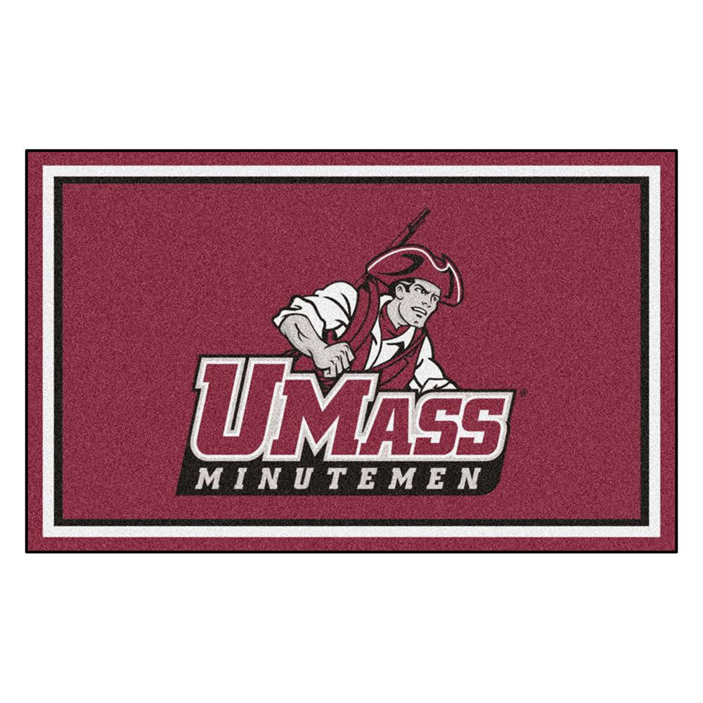 Massachusetts Minutemen NCAA 4x6 Rug (46x72)