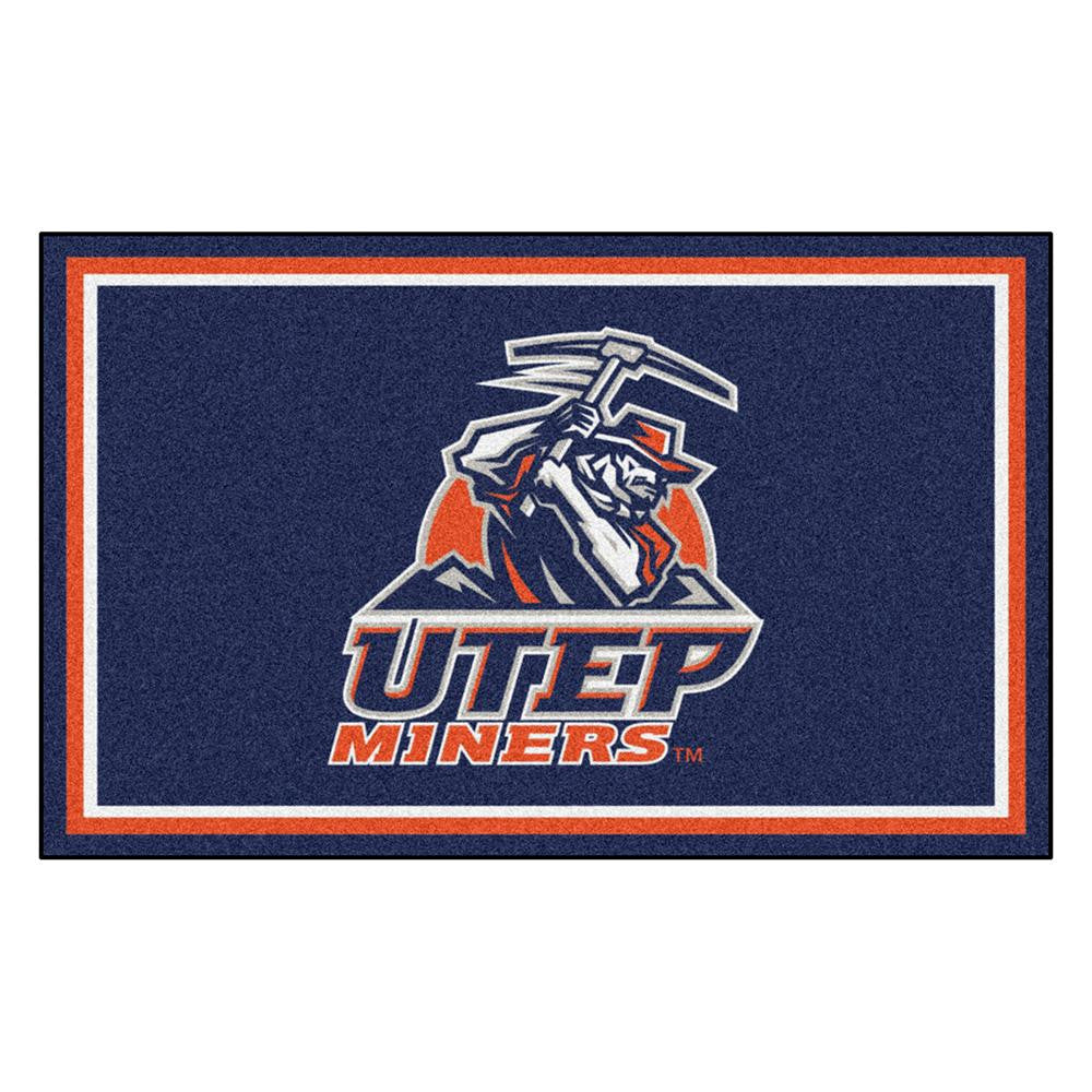 UTEP Miners NCAA 4x6 Rug (46x72)