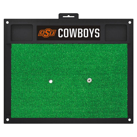 Oklahoma State Cowboys NCAA Golf Hitting Mat (20in L x 17in W)