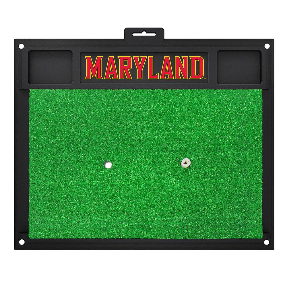 Maryland Terps NCAA Golf Hitting Mat (20in L x 17in W)