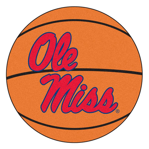 Mississippi Rebels NCAA Basketball Round Floor Mat (29)