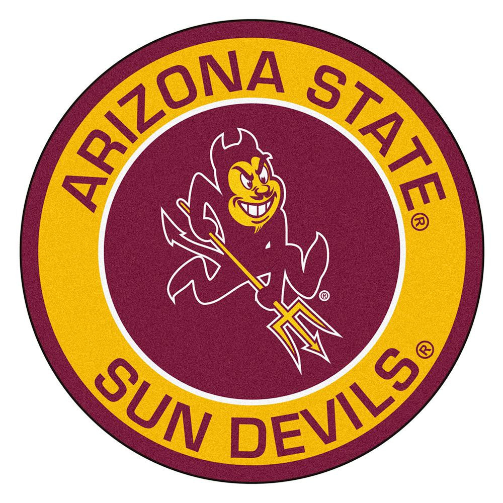 Arizona State Sun Devils NCAA Round Floor Mat (29)