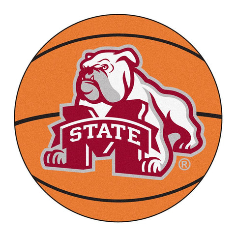 Mississippi State Bulldogs NCAA Basketball Round Floor Mat (29)