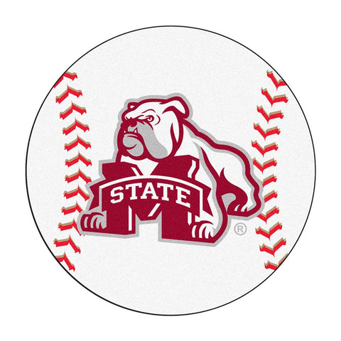 Mississippi State Bulldogs NCAA Baseball Round Floor Mat (29)